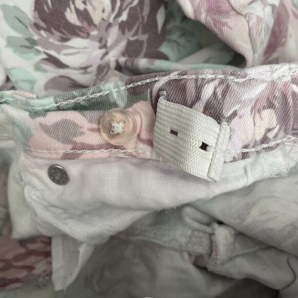 The Children's Place Girls Floral Print Skinny Jeans Size 10 - Picture 5 of 6